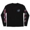 Santa Cruz Longsleeve Shirt Slasher Flip Black -Sports Skateboard-Santa Cruz LS SC616 BLK 1 86635.1643142370
