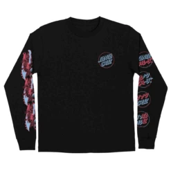 Santa Cruz Longsleeve Shirt Slasher Flip Black