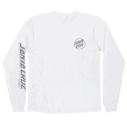 Santa Cruz Longsleeve Shirt Street Creep Framed White