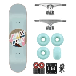 Santa Cruz Skateboard Delta Dot 8.125" With Krux Trucks USA Wheels