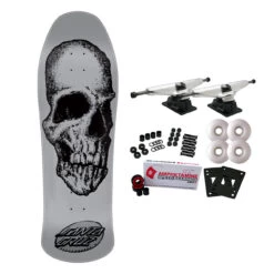 Santa Cruz Skateboard Complete Street Creep Reissue 10.0" X 31.75" -Sports Skateboard-Santa Cruz SC2 SU23 SCGY 7IN58WH 23677.1686932251