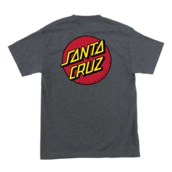 Santa Cruz Shirt Classic Dot Charcoal Heather