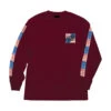 Santa Cruz Longsleeve Shirt Rob Face Tile Burgundy 1 Santa Cruz Longsleeve Shirt Rob Face Tile Burgundy -Sports Skateboard-Santa Cruz SC RobFaceTile LS Burgundy Front 54618.1582057662