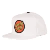 Santa Cruz Hat Classic Snapback White -Sports Skateboard-Santa Cruz SC classic snapback white Lside 63368.1591727684