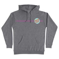 Santa Cruz Skateboards Hoody Other Dot Pullover Gunmetal Heather -Sports Skateboard-Santa Cruz SW SC607 GNHT 2 27616.1687281605