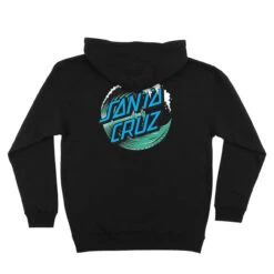 Santa Cruz Skateboards Hoody Wave Dot Pullover Black