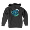 Santa Cruz Skateboards Hoody Wave Dot Pullover Charcoal Heather -Sports Skateboard-Santa Cruz SW SC609 CHHT 1 67711.1687281307