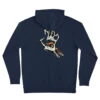 Santa Cruz Skateboards Hoody Bone Hand Cruz Pullover Slate -Sports Skateboard-Santa Cruz SW SC618 SLT 1 91970.1687281610