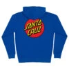 Santa Cruz Skateboards Hoody Classic Dot Zip Royal