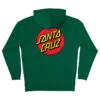Santa Cruz Skateboards Hoody Classic Dot Pullover Dk Green 1 Santa Cruz Skateboards Hoody Classic Dot Pullover Dk Green -Sports Skateboard-Santa Cruz SW SC632 DKGR 1 08365.1687281567