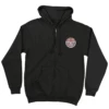 Santa Cruz Zip Hoody Decoder Roskopp Black -Sports Skateboard-Santa Cruz SW SC663 BLK 1 40341.1634738543