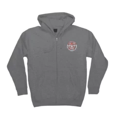Santa Cruz Zip Hoody Decoder Roskopp Charcoal Heather