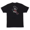 Santa Cruz Skateboards Shirt Bone Hand Cruz Black -Sports Skateboard-Santa Cruz T SC663 BK 1 05942.1687281294