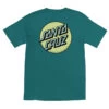 Santa Cruz Skateboards Shirt Other Dot Teal/Lime -Sports Skateboard-Santa Cruz T SC684 TEALLM 1 43123.1687292487