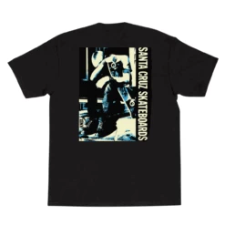 Santa Cruz Shirt Knox Punk Graphite Black -Sports Skateboard-Santa Cruz T SC739 GPHBK 2 13072.1643142449