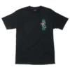 Santa Cruz Shirt Split Hand Broken Dot Black -Sports Skateboard-Santa Cruz T SC742 BLK 1 02088.1643142283